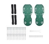 Zapatos Aireadores de Césped Metálica Resistente con Púas y Correas | Zapatos Aireadores de Hierba, Suelo para Mantenimiento del Pasto, Jardín, Patio, Granja,