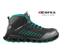 Zapatos Antinfortunio COFRA Hombre S3 Altos, Impermeables Negro JUMPING
