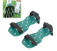 Zapatos con Puntas con Puntas Cortas,Zapatos Aerador de Cesped,Aireador de Césped,Zapatos Jardín de Césped, Pisos de Epoxi,Superposiciones,Instalación de Cubiertas,Color Verde (1 Par)