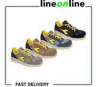 Utility Diadora - Calzado de Trabajo bajo Run Net AIRBOX Low S1P SRC para Hombre y Mujer (EU 43), c8753 Cosmos Blue gr Moon Rock