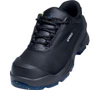 Zapatos de seguridad Uvex 3 con suela Macsole® S3, según la norma EN ISO 20345:2022, con las características S3, ESD, FO, CI, HI, HRO, SC y SR. Talla 47