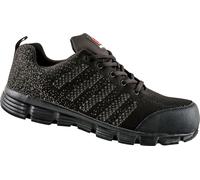 Zapatos de trabajo de media caña LUMO AVA, color y gris, talla 43. Calzado de seguridad S1P, conforme a la norma EN20345. Modelo LUMO AVACORE, talla 43