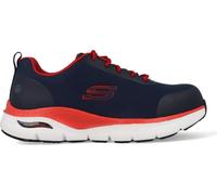 Zapatos de trabajo Skechers Arch Fit SR - Ringstap 200086EC/NVRD, color azul, talla 41