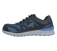 Zapatos de trabajo Skechers BULKLIN LYNDALE en tallas grandes, color azul, modelo 77180EC BLU, zapatos de hombre de gran tamaño