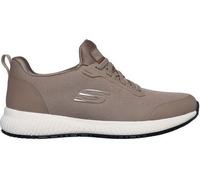 Zapatos de trabajo Skechers para mujer, modelo Work SQUAD SR, referencia 77222EC, color taupe, con suela de TPE. Talla: 35.5 EU