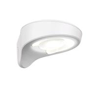 Zarivy Aplique solar 2W 200lm 6500K con sensor, iluminación eficiente para exteriores, ideal para jardines y áreas de paso.