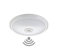 Zarivy Aplique una superficie con sensor IP20, ideal para espacios interiores. Diseño elegante de 2xE27 y dimensiones Ø30x9,6 cm que complementa cualquier ambiente con eficiencia y estilo.