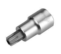 Zarivy Llave vaso 1/2'' punta Torx invertida T40, ideal para tornillos de seguridad y trabajos de mecánica automotriz.