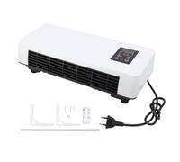 ZASCHMOY Mini Calentador de Aire Acondicionado Montado en la Pared 2 en 1 Unidad de Aire Acondicionado Portátil de bajo Ruido con Control Remoto para Dormitorio y Oficina (Enchufe Europeo 220V)