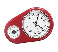 ZASCHMOY Reloj de Pared Vintage: Diseño Retro con Movimiento de Barrido Silencioso, Temporizador de Cocina para el Hogar con Práctica Función de Cuenta Regresiva, Pantalla Grande para una Lectura