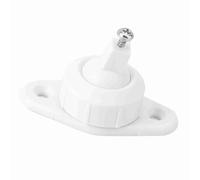 ZASCHMOY Soporte de Alarma Universal Múltiples ángulos Detector de Alarma de Movimiento por Infrarrojos Ajustable Soporte de Montaje en Pared para Seguridad del Hogar Metal ABS 6,