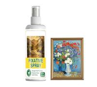 Zasdvn Fijador en Spray para Pasteles | 120ml Sellado Rápido y Resistente a Manchas - Fijador de Pastel,Para Pintura Artesanal Telas Acrílicos Gouache Carboncillo Óleos
