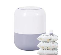 Zasdvn Mini bomba de vacío, bomba de vacío eléctrica - Bomba eléctrica portátil de 220 V y 30 dB para de almacenamiento - Bomba de compresión sellada al, de pequeña portátil que ahorra