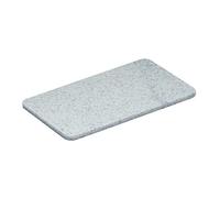 Zassenhaus 060010 - Tablita de desayuno granito 25x16 cm (h.nr.) | Tabla de cortar, antideslizante, apta para lavavajillas, plástico de alta calidad, resistente, resistente