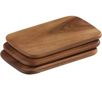 Zassenhaus 3er-Set Frühstücksbretter akazie 22x15cm