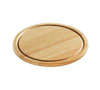 Zassenhaus 50066 - Tabla redonda de madera (25 cm) 25cm natural