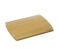 Zassenhaus 50806 Tabla de cortar, 28 x 20 cm, madera de caucho, claro | Tabla de cocina de madera de caucho sostenible, extremadamente resistente, respetuosa con los cuchillos, diseño moderno
