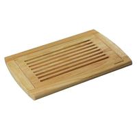 Zassenhaus 50882 para cortar pan, 42 x 28 x 2 cm, claro | Tabla para servir, no daña los cuchillos, bandeja extraíble para migas, fácil de limpiar, diseño moderno, alta resistencia