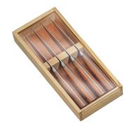Zassenhaus 70804 - Juego de 4 cuchillos de carne (acero inoxidable)