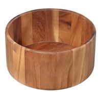 Zassenhaus Ensaladera de madera de acacia, cuenco de madera de alta calidad, para preparar y servir ensaladas, cuenco decorativo, madera natural, diámetro 25 x 12,5 cm