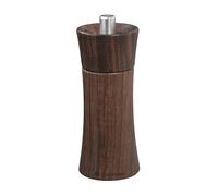 Zassenhaus FRANKFURT - Molinillo de pimienta (14 cm, nogal, con mecanismo de cerámica de alto rendimiento ajustable, molinillo de especias relleno, diámetro de 5,4 x 14 cm)