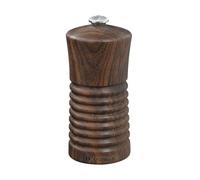 Zassenhaus Heilbronn - Molinillo de sal (13 cm, madera de nogal, con mecanismo de cerámica de alto rendimiento ajustable, molinillo de especias relleno, diámetro de 5,8 x 13 cm)