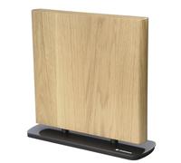 Zassenhaus Loft - Bloque magnético para 10 cuchillos (28 x 9 x 26,5 cm, madera de roble/acero inoxidable)