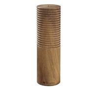 Zassenhaus Molinillo de pimienta Husum de nogal, mecanismo de cerámica ajustable de alto rendimiento, molinillo de especias para pimienta, sal y hierbas, 18 cm