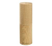 Zassenhaus Molinillo de pimienta HUSUM de roble, mecanismo de cerámica de alto rendimiento, ajustable sin niveles, molinillo de especias para pimienta, sal y hierbas, 18 cm