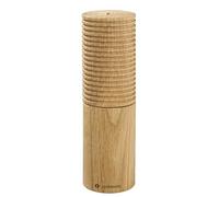 Zassenhaus Molinillo de sal HUSUM de roble, mecanismo de cerámica de alto rendimiento, ajustable sin niveles, molinillo de especias para pimienta, sal y hierbas, 18 cm