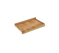ZASSENHAUS Tabla de cortar de madera de caucho 60x40cm beige