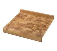 Zassenhaus Tabla de cortar Worktop Rubber Tree de madera de caucho 39x39x4,5 cm