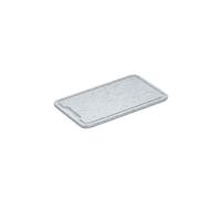 ZASSENHAUS Tabla de trinchar de plástico Profi 36x23cm gris