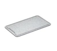 Zassenhaus Tabla de Cortar de Plástico Gris Claro 42x27x1,5cm