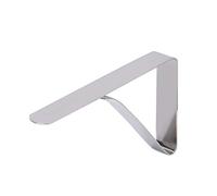 ZAWELIYO Juego de 4 Clips para Mantel de Acero Inoxidable, Abrazaderas Resistentes Al Viento para Picnics Al Aire Libre, Duraderas y Resistentes óxido, Se Adapta a Mesas de hasta 3 Cm