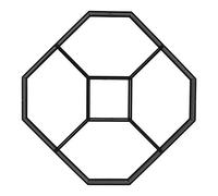 ZAWELIYO Molde de Pavimentación Hexagonal Duradero Caminos de Hormigón para Jardín, 40,5x40,5 Cm, Molde de Piedra de Paso Reutilizable