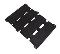 ZAWELIYO Panel Solar Flexible de 14W con Salida USB Dual para Actividades Al Aire Libre y Camping, Diseño de Silicio Monocristalino (Negra)