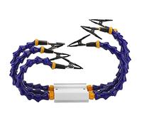 Zaweliyo Soldando las Manos de Ayuda, Base de Aleación de Aluminio de Brazo Flexible ABS, Herramienta de Soldadura de Tercera Mano con Cubierta de Goma Extraíble, ángulo