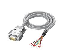 ZBIianxer Cable de extensión Industrial Recto de 9 Pines RS232 de 9 Pines Convertidor Macho a para Equipos de automatización Serie de temperaturas extremas