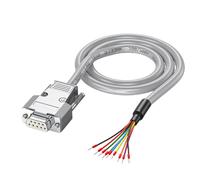ZBIianxer Cable de extensión Industrial Recto de 9 Pines RS232 de 9 Pines Convertidor Macho a para Equipos de automatización Serie de temperaturas extremas