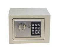 ZBZFGE Caja de Seguridad Caja de Seguridad Electrónica de 4,6 L Cerradura Digital con Llaves Montada en la Pared para Joyas Dinero/