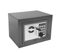ZBZFGE Caja de Seguridad Caja de Seguridad Electrónica de 4,6 L Cerradura Digital con Llaves Montada en la Pared para Joyas Dinero/