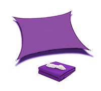 ZBZFGE Toldo Tipo Vela para Sombra, Rectangular, Resistente al Agua, Bloque UV, Tela Oxford de poliéster, toldo Protector Solar, refugios solares para Patio, jardín, instalaciones y Actividades al