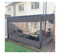 ZCXMNL Cortinas De Lona Transparentes For Exteriores, Impermeable PVC 0,35 Mm con Ojales, Paneles Laterales For Jardín, Pérgola, Patio, Porche, Gazebo, Resistente A La Intemperie(H1.8xL3.5m)