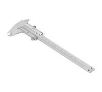 ZDETGU Calibrador Vernier Profesional, Herramienta de Medición de Acero con Alto Contenido de Carbono de 0-300 Mm con Tuerca de Bloqueo para Ingeniería, Mecanizado y Metalurgia (0-150 mm)