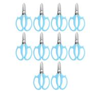 ZDETGU Juego de Tijeras de Jardín de 5 Piezas, Tijeras de Podar de Acero Inoxidable para Recortar Plantas, Cortar Flores y Recoger Frutas, de Jardinería con Ergonómico y Cuchillas (10PCS)