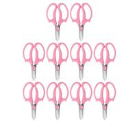 ZDETGU Juego de Tijeras de Jardín de 5 Piezas, Tijeras de Podar de Acero Inoxidable para Recortar Plantas, Cortar Flores y Recoger Frutas, de Jardinería con Ergonómico y Cuchillas (10PCS)