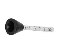 ZDETGU Medidor de Gas para Antorcha de Soldadura Mig Tig, Medidor de Flujo de Argón Co2 de Doble Escala 0 25L, Regulador de Gas ABS Resistente a la Corrosión para Pistolas de Soldadura de Rosca de