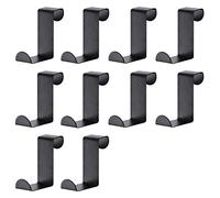 ZEACCT 10 Piezas Ganchos Sobre la Puerta Reversible Ganchos Sobre Puerta Percha Puerta Ganchos Z Reversible Gancho Puerta Perchero Puerta Sin Clavos, Para Dormitorio, Baño, Cocina, Armario