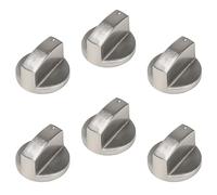 ZEACCT 6 Piezas Perilla de Estufa de Gas, Perillas Adaptadores de Estufa, Perilla de Control de Cocina de Estufa, Gas Estufa Control Perillas, para Estufa de Cocina, Estufa de Gas y Varios Hornos